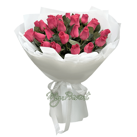 Ramo de rosas Rosadas (50 cm.)